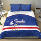 Cape Verde Football Bedding Set Come On Tubaroes Azuis Shark - African Pride