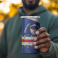 Cape Verde Football Custom 4 in 1 Can Cooler Tumbler Come On Tubaroes Azuis Shark - African Pride