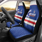 Cape Verde Football Car Seat Cover Come On Tubaroes Azuis Shark - African Pride