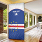 Cape Verde Football Custom Door Cover Come On Tubaroes Azuis Shark