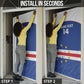 Cape Verde Football Custom Door Cover Come On Tubaroes Azuis Shark