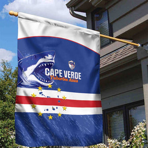 Cape Verde Football Garden Flag Come On Tubaroes Azuis Shark - African Pride
