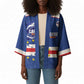 Cape Verde Football Custom Kimono Come On Tubaroes Azuis Shark