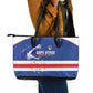 Cape Verde Football Leather Tote Bag Come On Tubaroes Azuis Shark - African Pride