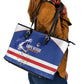 Cape Verde Football Leather Tote Bag Come On Tubaroes Azuis Shark - African Pride