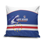 Cape Verde Football Pillow Cover Come On Tubaroes Azuis Shark