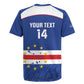 Cape Verde Football Custom Rugby Jersey Come On Tubaroes Azuis Shark - African Pride