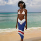 Cape Verde Football Sarong Come On Tubaroes Azuis Shark - African Pride