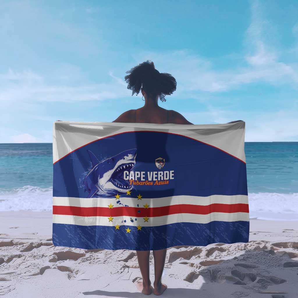 Cape Verde Football Sarong Come On Tubaroes Azuis Shark - African Pride