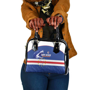 Cape Verde Football Shoulder Handbag Come On Tubaroes Azuis Shark - African Pride