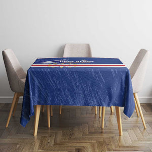 Cape Verde Football Tablecloth Come On Tubaroes Azuis Shark - African Pride