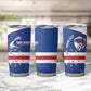 Cape Verde Football Custom Tumbler Cup Come On Tubaroes Azuis Shark - African Pride