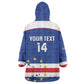 Cape Verde Football Custom Wearable Blanket Hoodie Come On Tubaroes Azuis Shark - African Pride