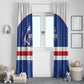 Cape Verde Football Window Curtain Come On Tubaroes Azuis Shark - African Pride