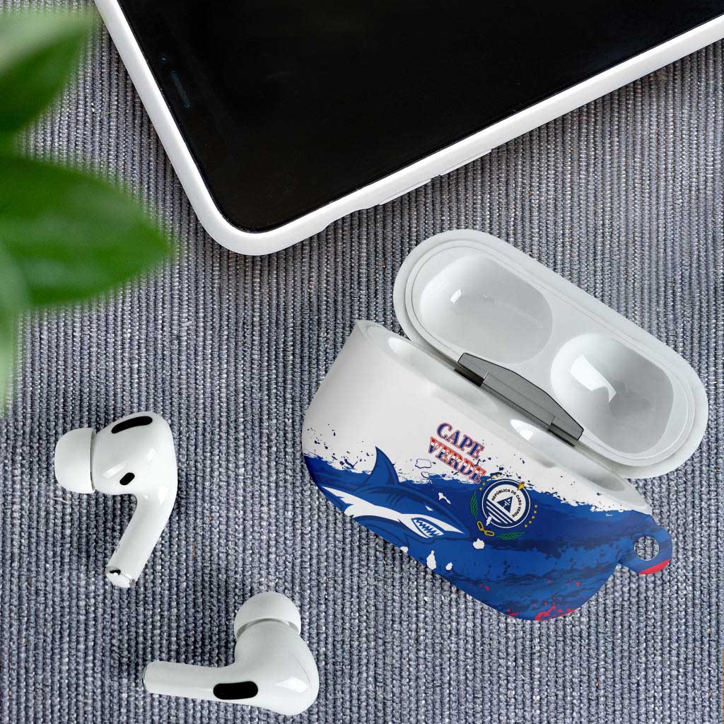 Cape Verde Football AirPods Case Tubaroes Azuis Glory World Cup