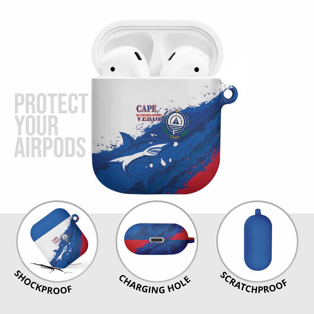 Cape Verde Football AirPods Case Tubaroes Azuis Glory World Cup