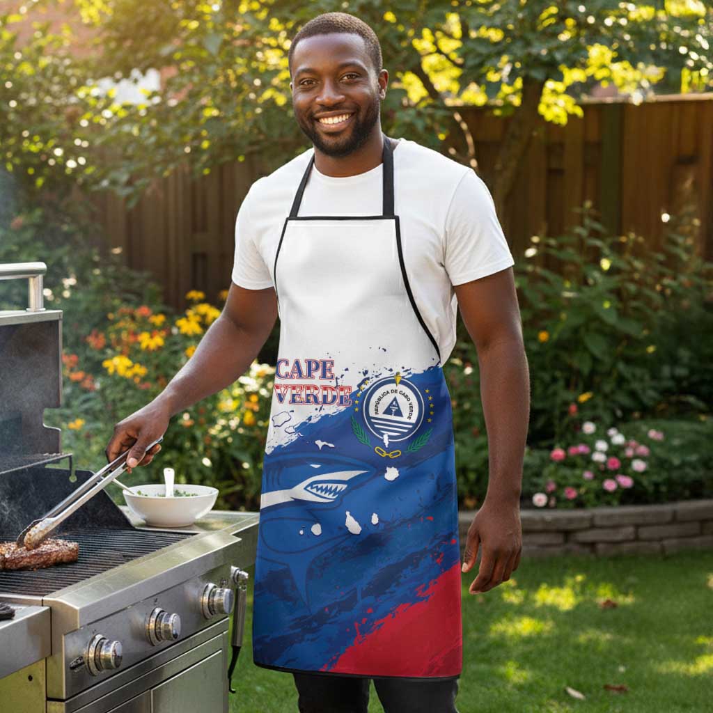 Cape Verde Football Apron Tubaroes Azuis Glory World Cup