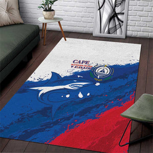 Cape Verde Football Area Rug Tubaroes Azuis Glory World Cup - African Pride