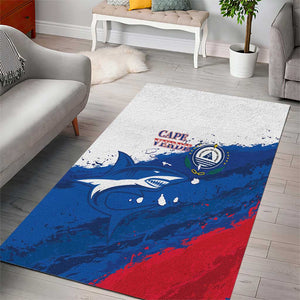 Cape Verde Football Area Rug Tubaroes Azuis Glory World Cup - African Pride