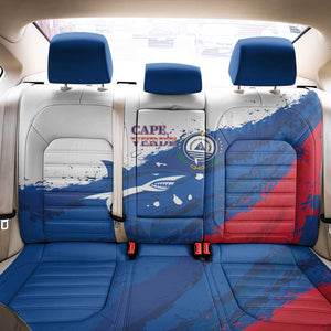 Cape Verde Football Back Car Seat Cover Tubaroes Azuis Glory World Cup - African Pride