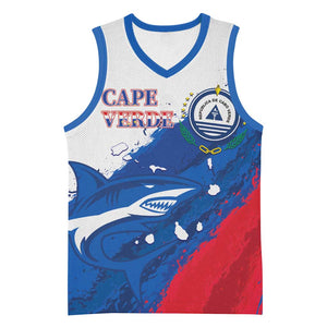 Cape Verde Football Custom Basketball Jersey Tubaroes Azuis Glory World Cup - African Pride