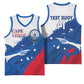 Cape Verde Football Custom Basketball Jersey Tubaroes Azuis Glory World Cup - African Pride