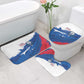 Cape Verde Football Bathroom Set Tubaroes Azuis Glory World Cup