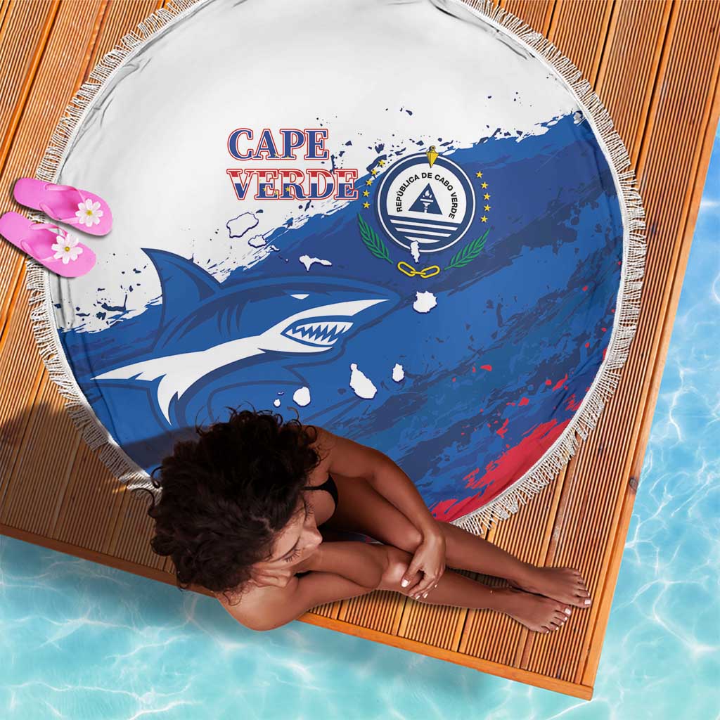 Cape Verde Football Beach Blanket Tubaroes Azuis Glory World Cup - African Pride