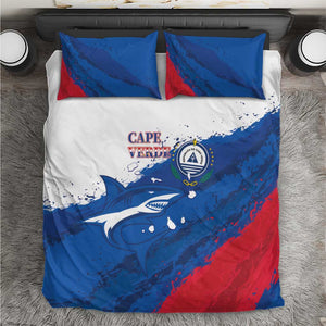 Cape Verde Football Bedding Set Tubaroes Azuis Glory World Cup - African Pride