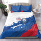 Cape Verde Football Bedding Set Tubaroes Azuis Glory World Cup - African Pride