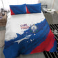 Cape Verde Football Bedding Set Tubaroes Azuis Glory World Cup - African Pride
