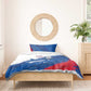 Cape Verde Football Bedding Set Tubaroes Azuis Glory World Cup - African Pride