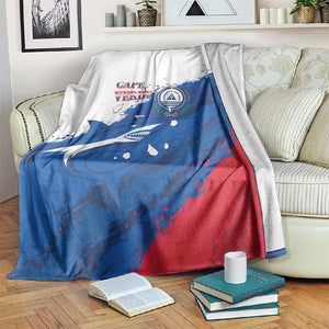 Cape Verde Football Blanket Tubaroes Azuis Glory World Cup - African Pride