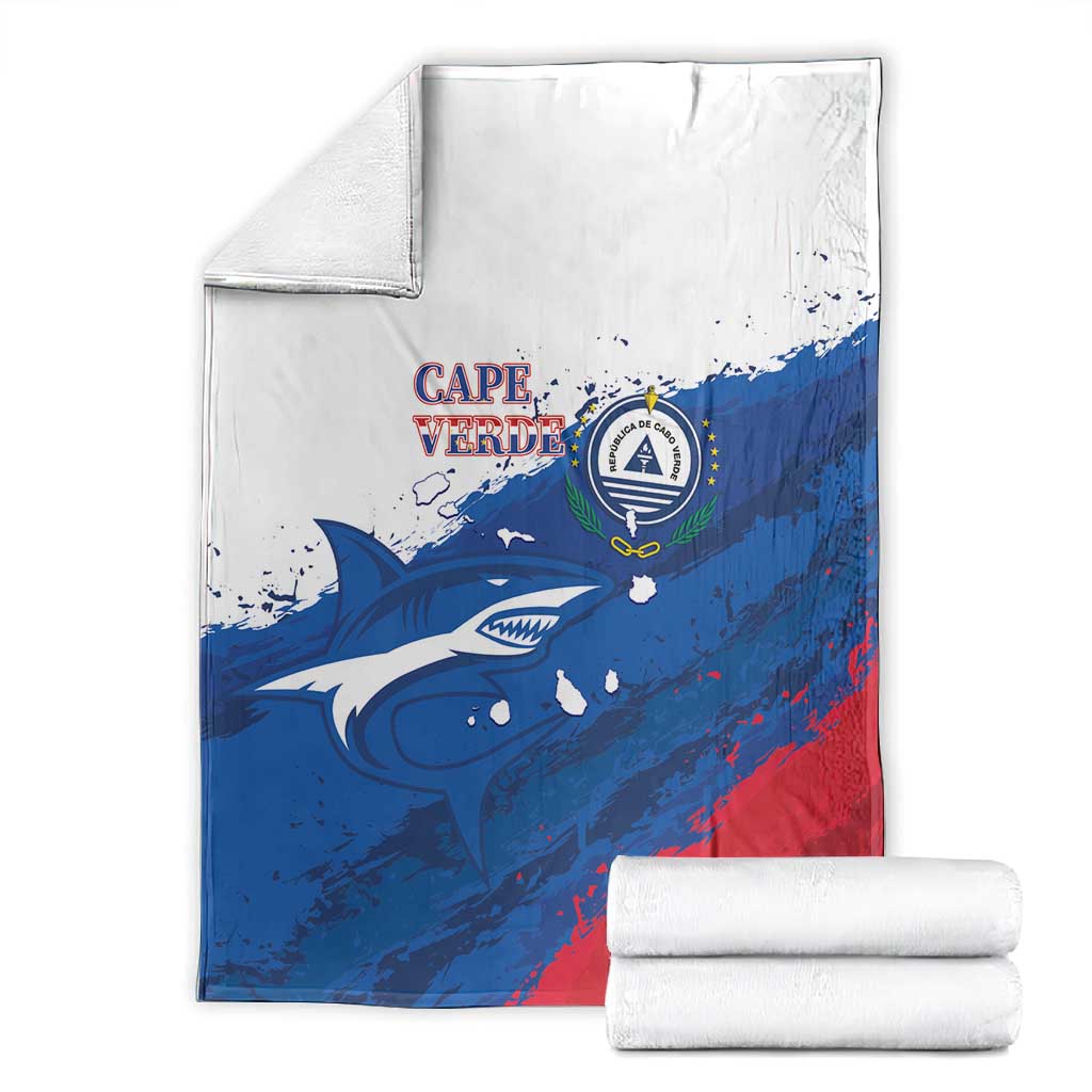 Cape Verde Football Blanket Tubaroes Azuis Glory World Cup - African Pride