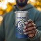 Cape Verde Football Custom 4 in 1 Can Cooler Tumbler Tubaroes Azuis Glory World Cup - African Pride