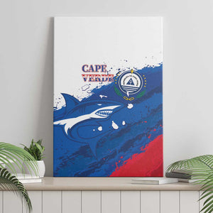 Cape Verde Football Canvas Wall Art Tubaroes Azuis Glory World Cup - African Pride