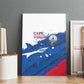 Cape Verde Football Canvas Wall Art Tubaroes Azuis Glory World Cup - African Pride