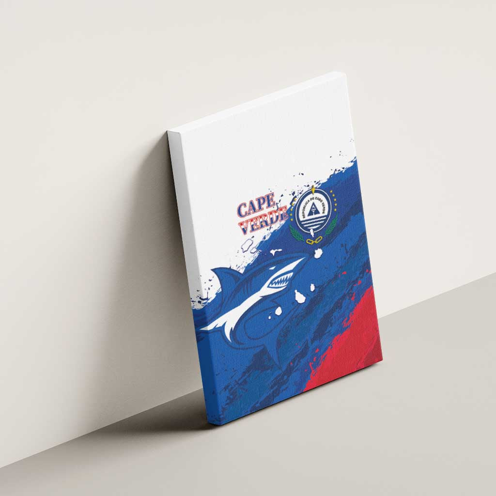 Cape Verde Football Canvas Wall Art Tubaroes Azuis Glory World Cup - African Pride