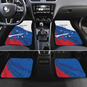 Cape Verde Football Custom Car Mats Tubaroes Azuis Glory World Cup - African Pride