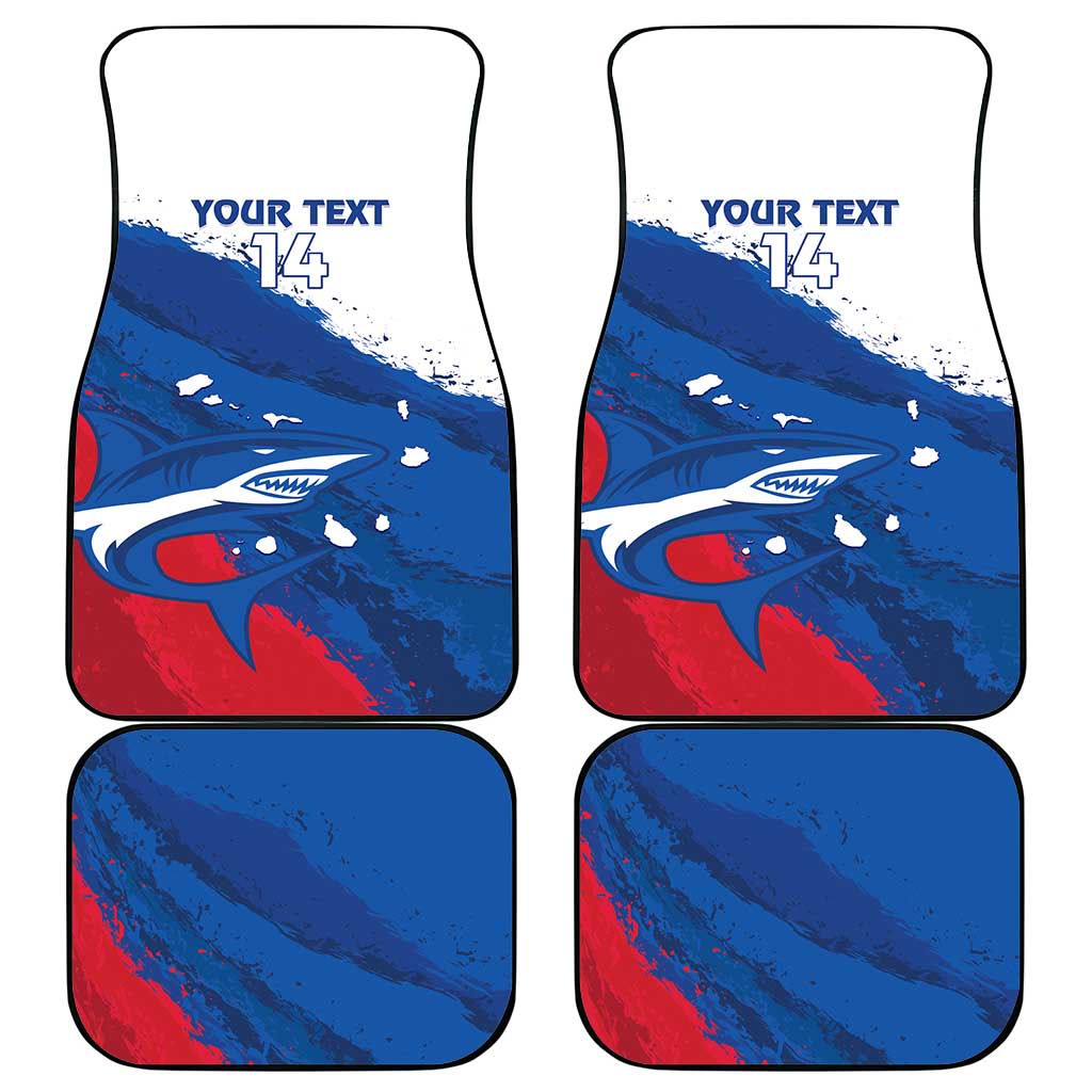 Cape Verde Football Custom Car Mats Tubaroes Azuis Glory World Cup - African Pride