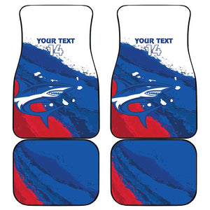 Cape Verde Football Custom Car Mats Tubaroes Azuis Glory World Cup - African Pride