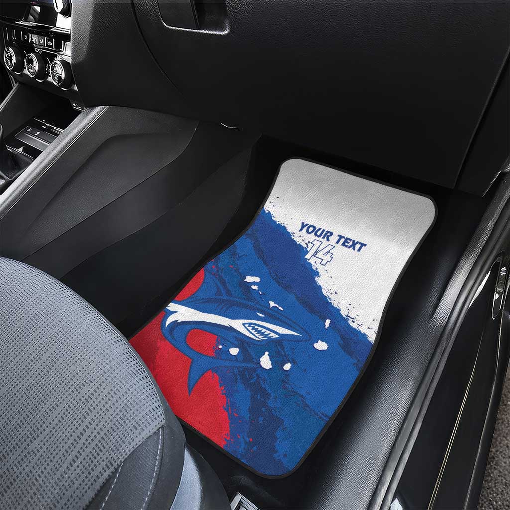 Cape Verde Football Custom Car Mats Tubaroes Azuis Glory World Cup - African Pride