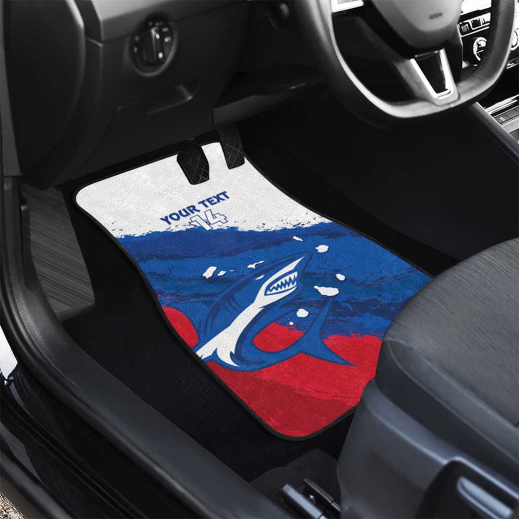 Cape Verde Football Custom Car Mats Tubaroes Azuis Glory World Cup - African Pride