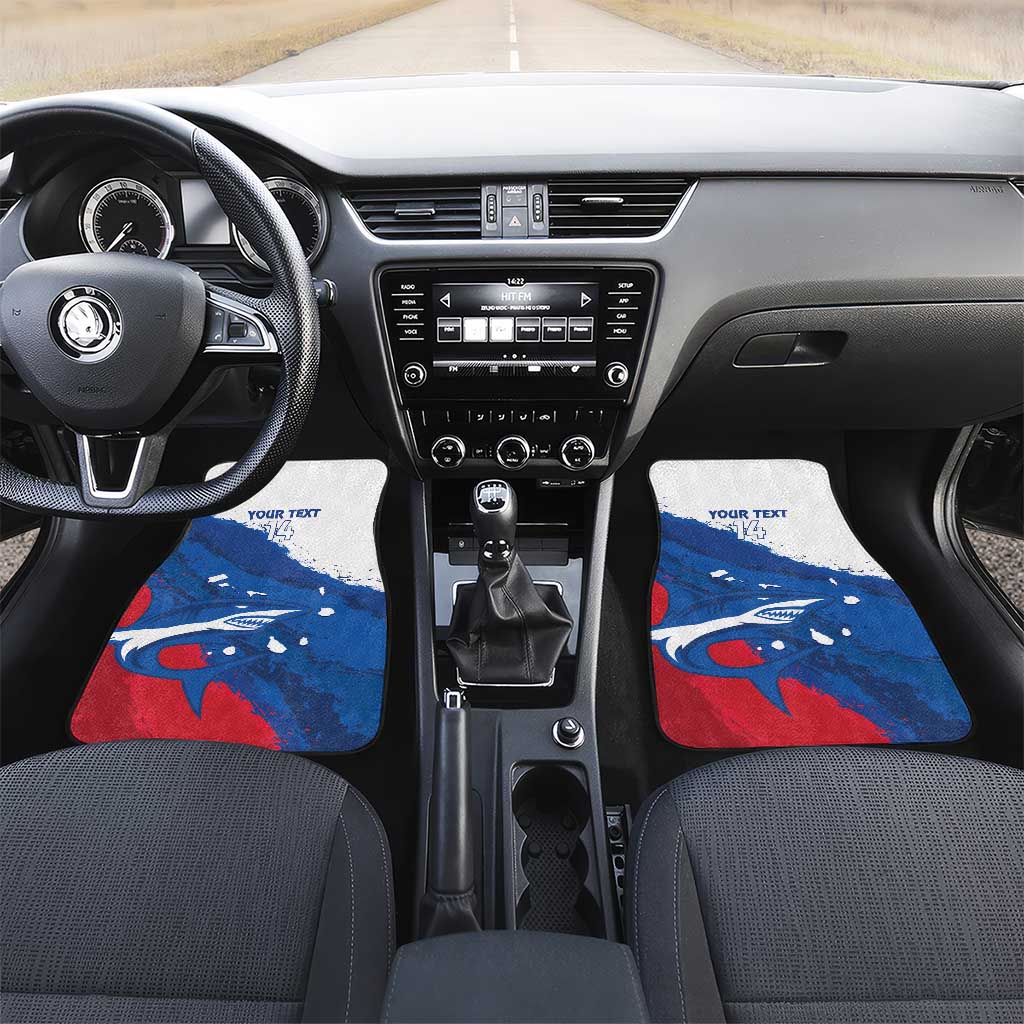 Cape Verde Football Custom Car Mats Tubaroes Azuis Glory World Cup - African Pride