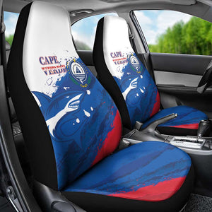 Cape Verde Football Car Seat Cover Tubaroes Azuis Glory World Cup - African Pride