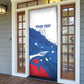 Cape Verde Football Custom Door Cover Tubaroes Azuis Glory World Cup