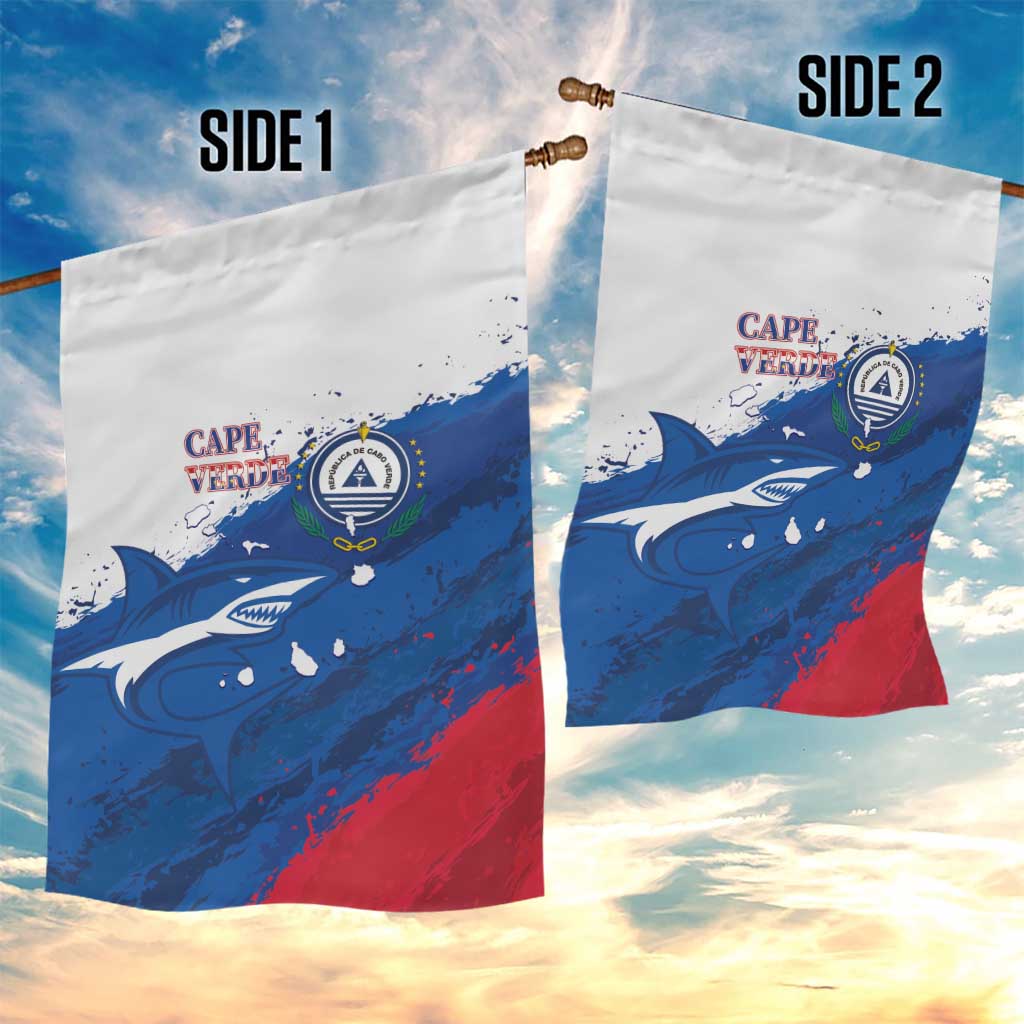 Cape Verde Football Garden Flag Tubaroes Azuis Glory World Cup - African Pride