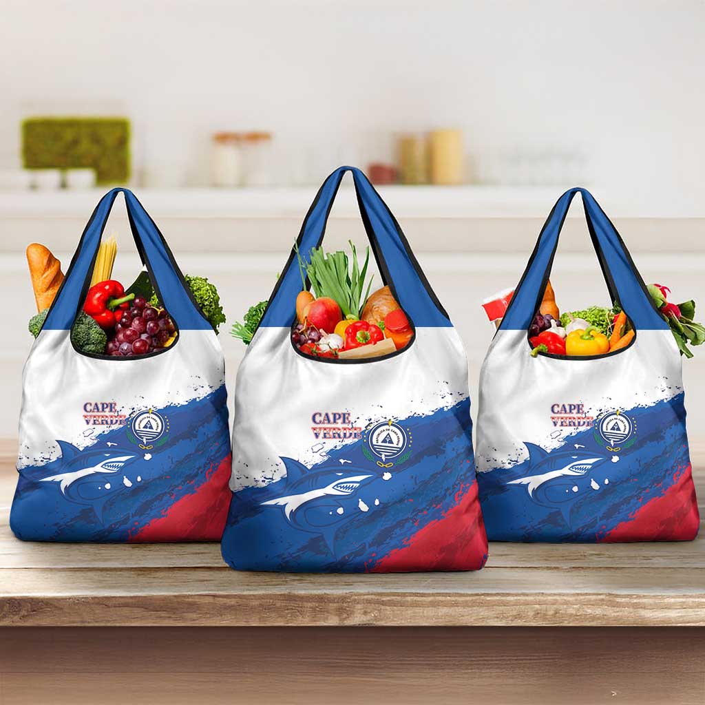 Cape Verde Football Grocery Bag Tubaroes Azuis Glory World Cup - African Pride