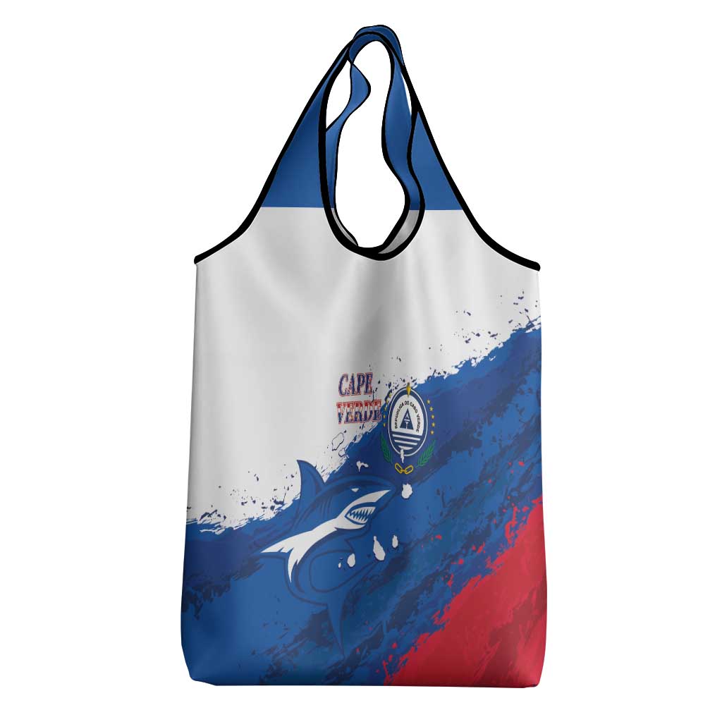 Cape Verde Football Grocery Bag Tubaroes Azuis Glory World Cup - African Pride