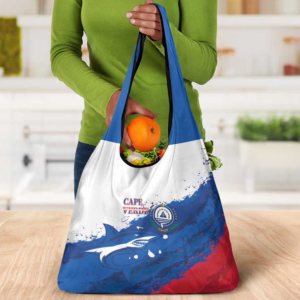 Cape Verde Football Grocery Bag Tubaroes Azuis Glory World Cup - African Pride
